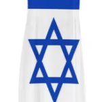 שמלה עם הדפס דגל ישראל