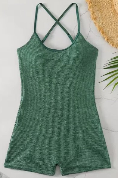 בגד ים לנשים אוברול קרפ – תמונה 6