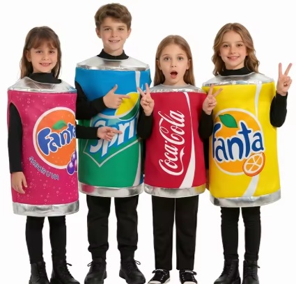 תחפושת לילדים פחית משקה מוגז